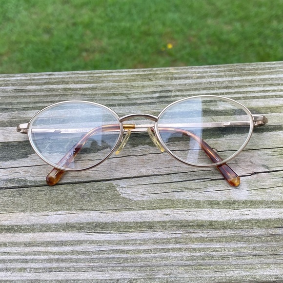 Liz Claiborne Frames Vintage made in Italy metal frames gold tone 53[]17 125 - Picture 2 of 12